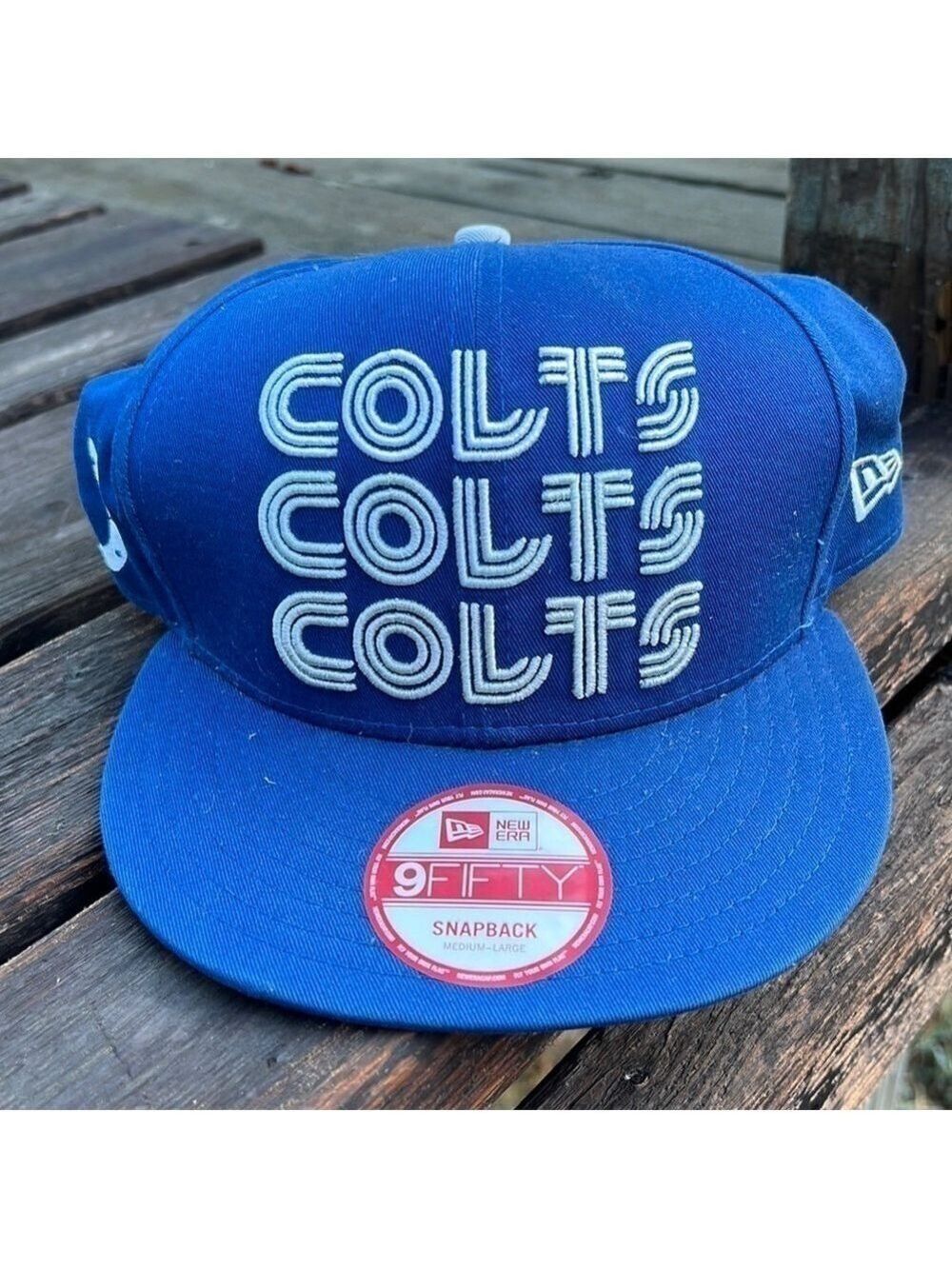 Indianapolis Colts NFL New Era 9Fifty Snapback Football Cap Hat New Med Large